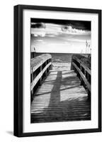 Boardwalk on the Beach at Sunset-Philippe Hugonnard-Framed Photographic Print