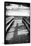 Boardwalk on the Beach at Sunset-Philippe Hugonnard-Framed Stretched Canvas