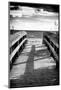 Boardwalk on the Beach at Sunset-Philippe Hugonnard-Mounted Photographic Print