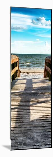 Boardwalk on the Beach at Sunset-Philippe Hugonnard-Mounted Photographic Print