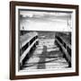 Boardwalk on the Beach at Sunset-Philippe Hugonnard-Framed Photographic Print