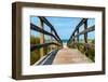 Boardwalk on the Beach - Florida - United States-Philippe Hugonnard-Framed Photographic Print