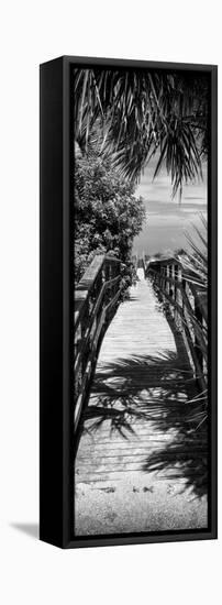 Boardwalk on the Beach - Florida - United States-Philippe Hugonnard-Framed Stretched Canvas