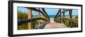 Boardwalk on the Beach - Florida - United States-Philippe Hugonnard-Framed Photographic Print