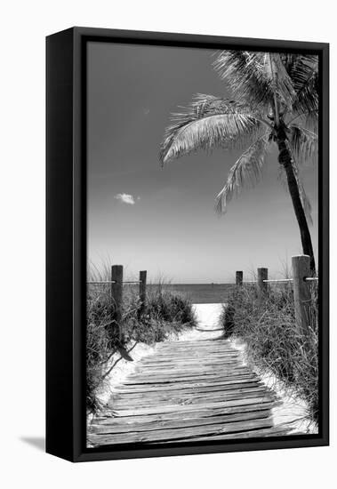 Boardwalk on the Beach - Florida-Philippe Hugonnard-Framed Stretched Canvas