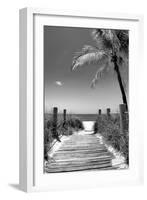 Boardwalk on the Beach - Florida-Philippe Hugonnard-Framed Photographic Print