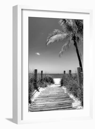 Boardwalk on the Beach - Florida-Philippe Hugonnard-Framed Photographic Print