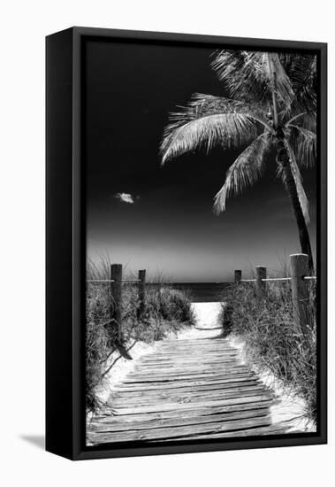 Boardwalk on the Beach - Florida-Philippe Hugonnard-Framed Stretched Canvas