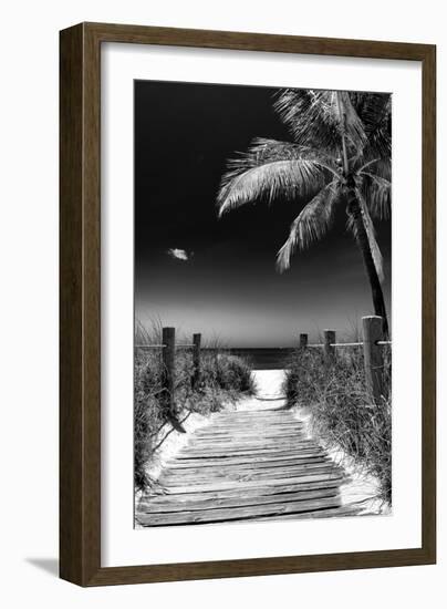 Boardwalk on the Beach - Florida-Philippe Hugonnard-Framed Photographic Print