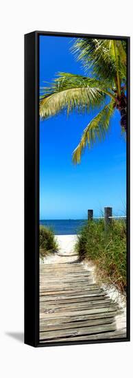 Boardwalk on the Beach - Florida-Philippe Hugonnard-Framed Stretched Canvas