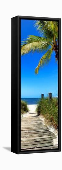 Boardwalk on the Beach - Florida-Philippe Hugonnard-Framed Stretched Canvas