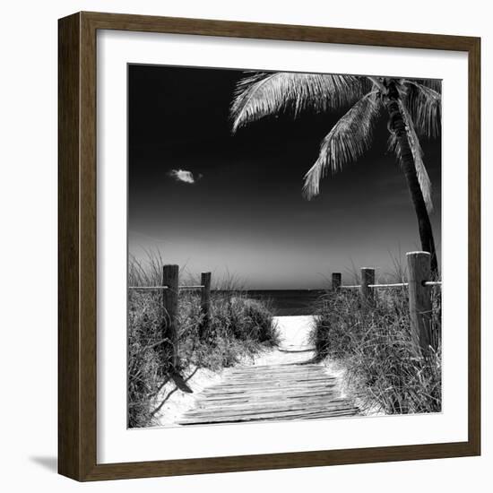 Boardwalk on the Beach - Florida-Philippe Hugonnard-Framed Photographic Print