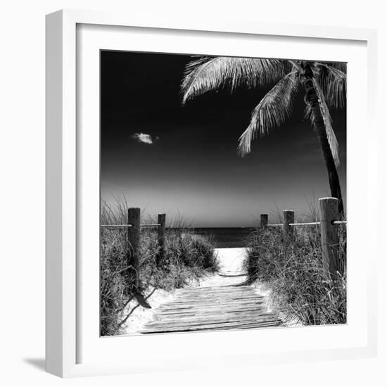 Boardwalk on the Beach - Florida-Philippe Hugonnard-Framed Photographic Print