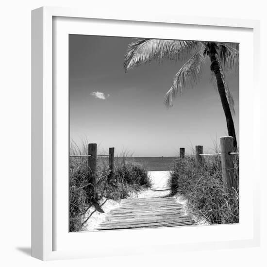 Boardwalk on the Beach - Florida-Philippe Hugonnard-Framed Photographic Print