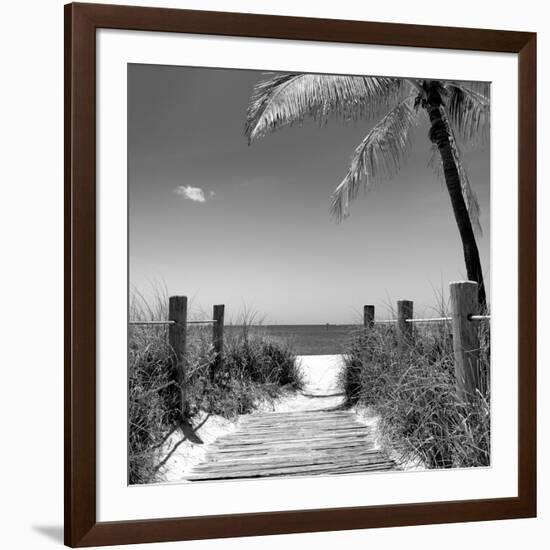 Boardwalk on the Beach - Florida-Philippe Hugonnard-Framed Photographic Print