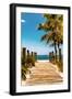 Boardwalk on the Beach - Key West - Florida-Philippe Hugonnard-Framed Photographic Print