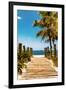 Boardwalk on the Beach - Key West - Florida-Philippe Hugonnard-Framed Photographic Print