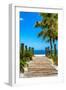 Boardwalk on the Beach - Key West - Florida-Philippe Hugonnard-Framed Premium Photographic Print