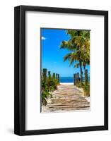 Boardwalk on the Beach - Key West - Florida-Philippe Hugonnard-Framed Photographic Print