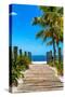 Boardwalk on the Beach - Key West - Florida-Philippe Hugonnard-Stretched Canvas