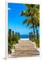 Boardwalk on the Beach - Key West - Florida-Philippe Hugonnard-Framed Photographic Print