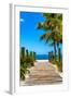 Boardwalk on the Beach - Key West - Florida-Philippe Hugonnard-Framed Photographic Print