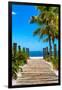 Boardwalk on the Beach - Key West - Florida-Philippe Hugonnard-Framed Premium Photographic Print