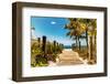 Boardwalk on the Beach - Key West - Florida-Philippe Hugonnard-Framed Photographic Print