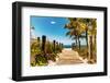 Boardwalk on the Beach - Key West - Florida-Philippe Hugonnard-Framed Photographic Print