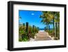 Boardwalk on the Beach - Key West - Florida-Philippe Hugonnard-Framed Premium Photographic Print