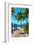 Boardwalk on the Beach - Key West - Florida-Philippe Hugonnard-Framed Photographic Print