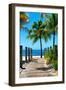 Boardwalk on the Beach - Key West - Florida-Philippe Hugonnard-Framed Photographic Print