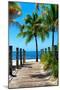 Boardwalk on the Beach - Key West - Florida-Philippe Hugonnard-Mounted Photographic Print