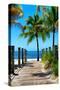 Boardwalk on the Beach - Key West - Florida-Philippe Hugonnard-Stretched Canvas