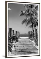 Boardwalk on the Beach - Key West - Florida-Philippe Hugonnard-Framed Premium Photographic Print