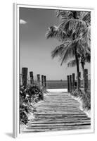 Boardwalk on the Beach - Key West - Florida-Philippe Hugonnard-Framed Premium Photographic Print