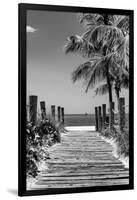 Boardwalk on the Beach - Key West - Florida-Philippe Hugonnard-Framed Photographic Print