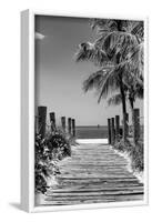 Boardwalk on the Beach - Key West - Florida-Philippe Hugonnard-Framed Photographic Print