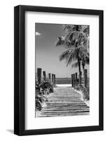 Boardwalk on the Beach - Key West - Florida-Philippe Hugonnard-Framed Photographic Print