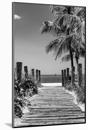 Boardwalk on the Beach - Key West - Florida-Philippe Hugonnard-Mounted Photographic Print