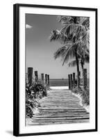 Boardwalk on the Beach - Key West - Florida-Philippe Hugonnard-Framed Photographic Print