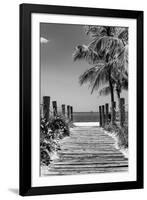 Boardwalk on the Beach - Key West - Florida-Philippe Hugonnard-Framed Photographic Print