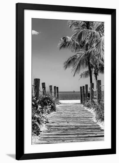 Boardwalk on the Beach - Key West - Florida-Philippe Hugonnard-Framed Premium Photographic Print