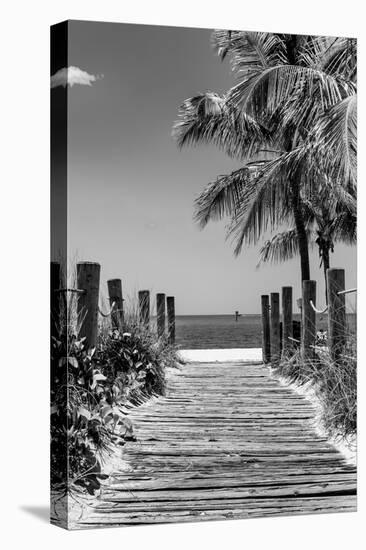 Boardwalk on the Beach - Key West - Florida-Philippe Hugonnard-Stretched Canvas