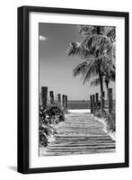 Boardwalk on the Beach - Key West - Florida-Philippe Hugonnard-Framed Photographic Print