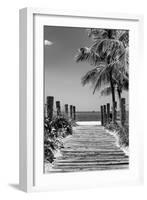 Boardwalk on the Beach - Key West - Florida-Philippe Hugonnard-Framed Photographic Print