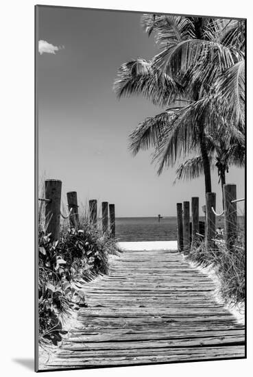 Boardwalk on the Beach - Key West - Florida-Philippe Hugonnard-Mounted Photographic Print