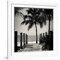 Boardwalk on the Beach - Key West - Florida-Philippe Hugonnard-Framed Premium Photographic Print