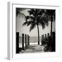 Boardwalk on the Beach - Key West - Florida-Philippe Hugonnard-Framed Photographic Print