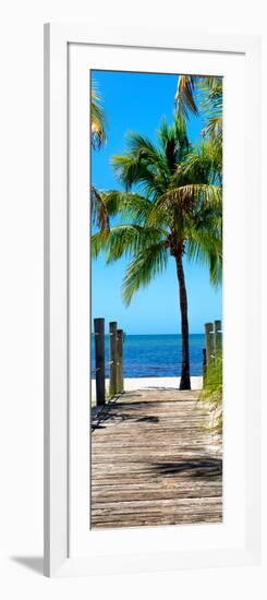 Boardwalk on the Beach - Key West - Florida-Philippe Hugonnard-Framed Photographic Print